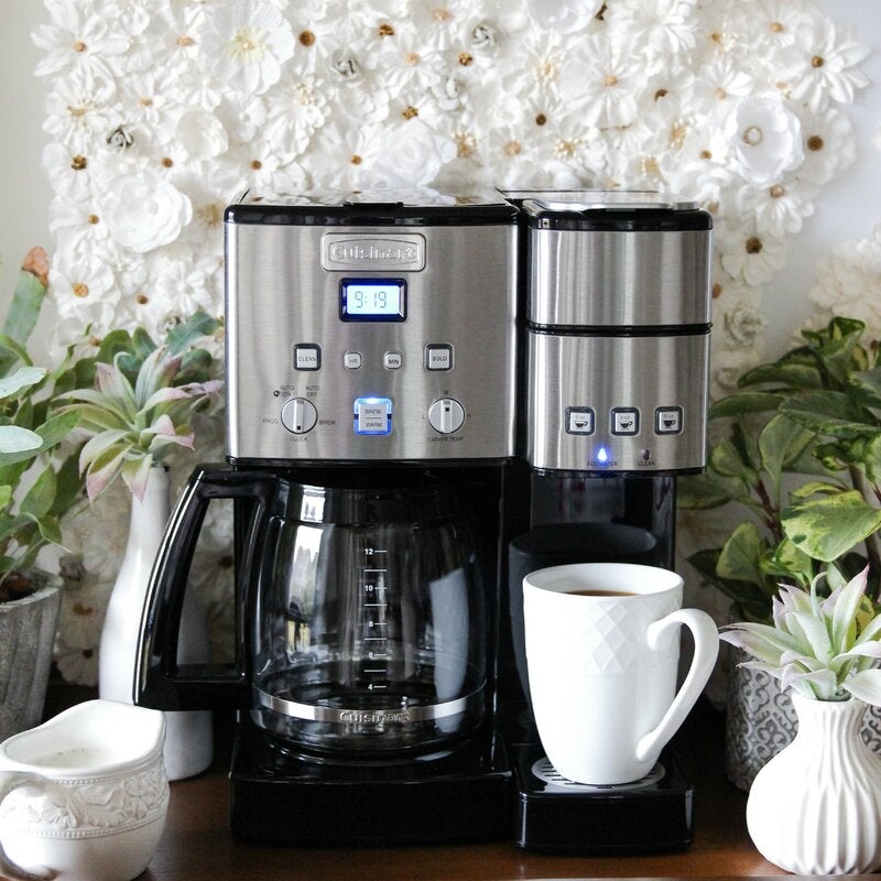 Cuisinart + Coffee Center 12 Cup Coffeemaker and SingleServe Brewer