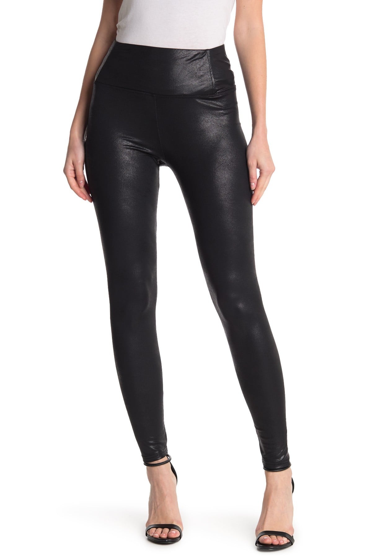 Black Faux Leather Stretch Liquid Leggings – The Chrysalis Boutique