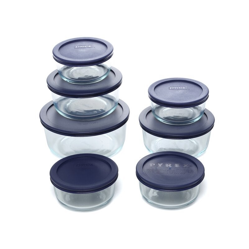 Pyrex + Storage Plus 7 Container Food Storage Set