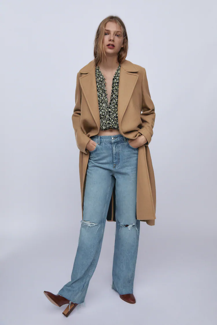 Boyfriend 2025 coat zara