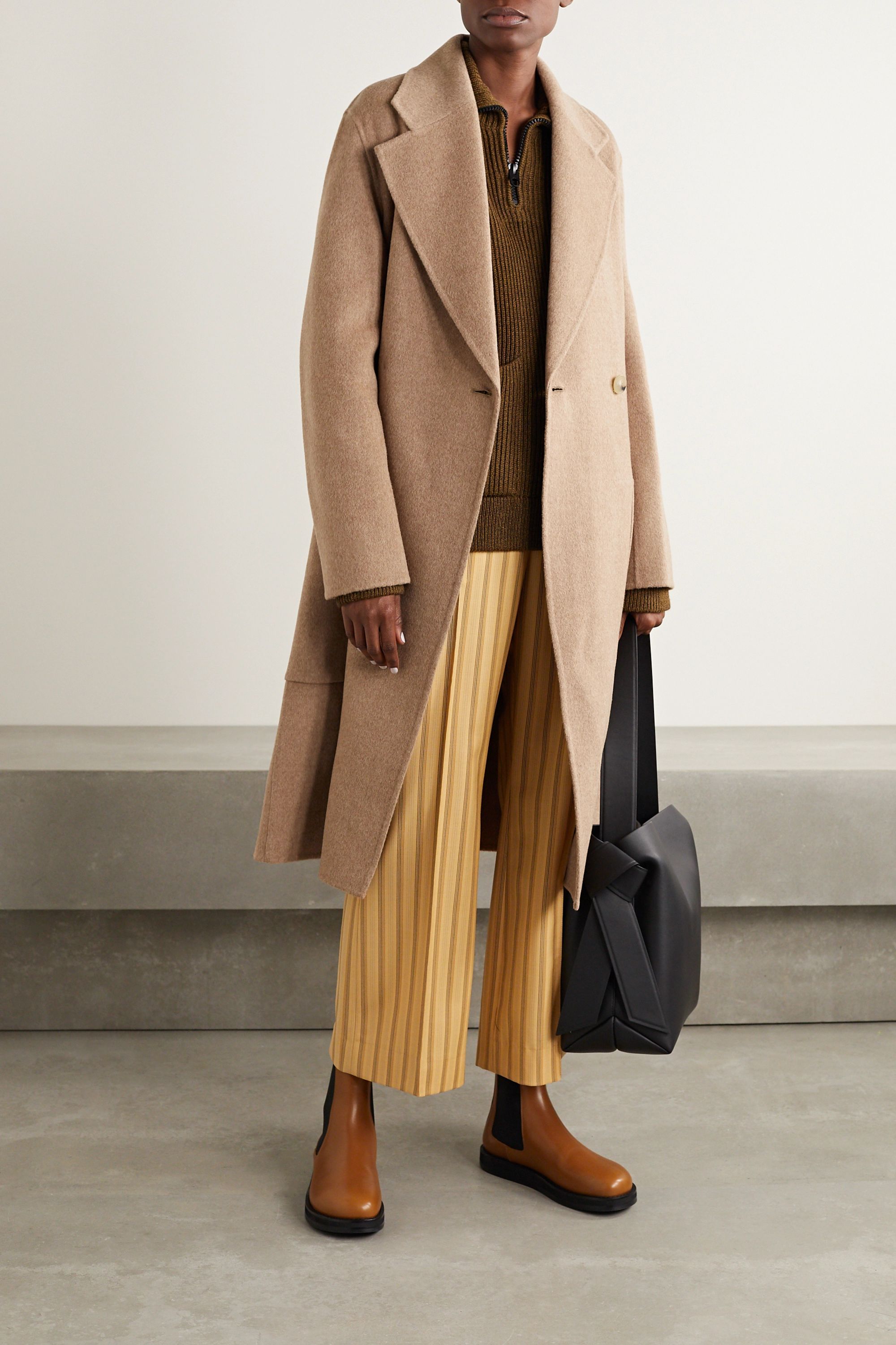 Acne Studios + Belted Wool Coat