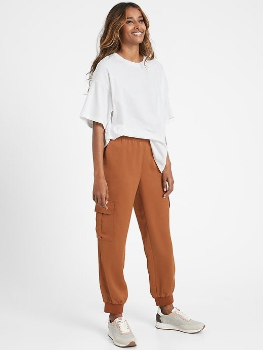 satin jogger set