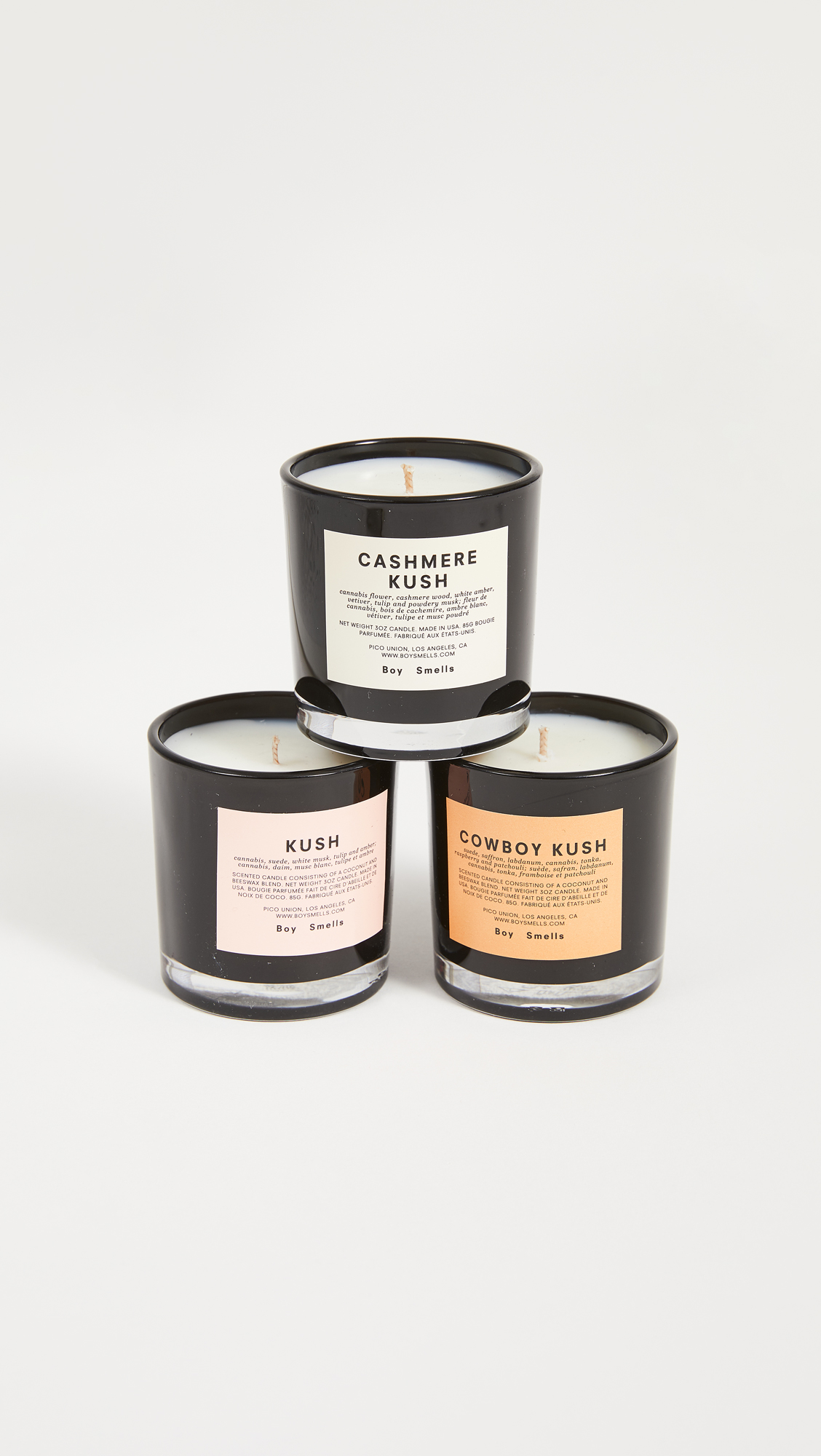 Boy Smells + Kush Candle Variety Pack