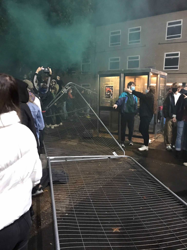 Manchester Students Protest After They Are ‘Fenced’ In Amid Claims Of Poor Mental Health Support