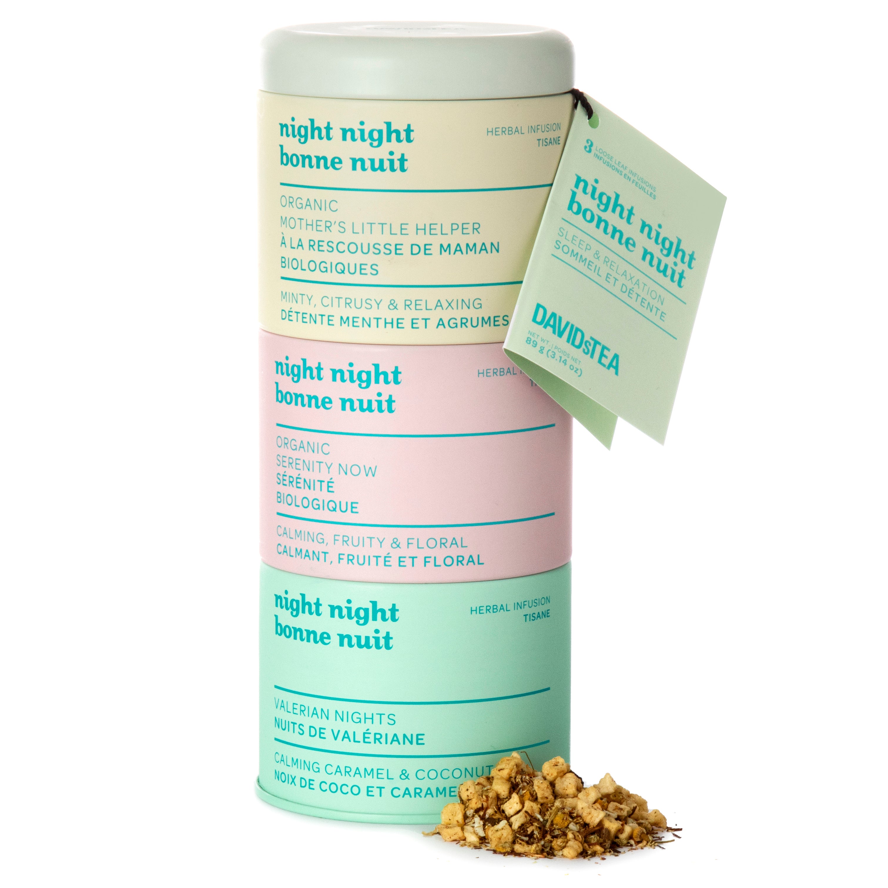 DavidsTea + Night Night Sleep Teas Discovery Trio