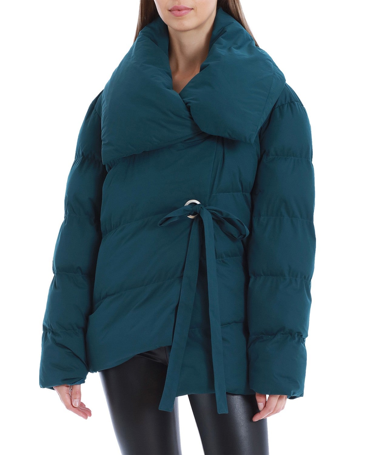 Avec Les Filles + Wrap Puffer Coat