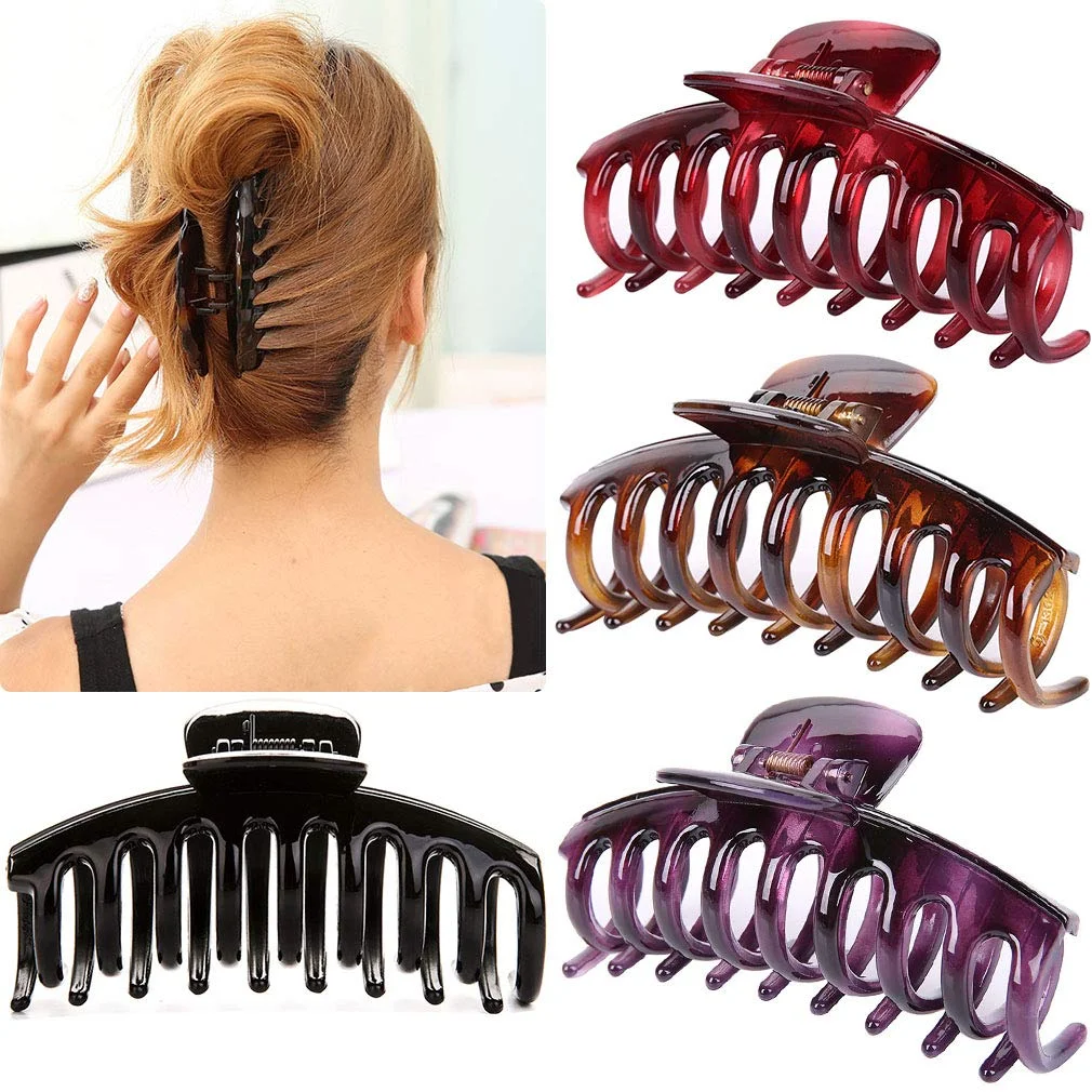 Aileam + 4-Piece Resin Banana Clips