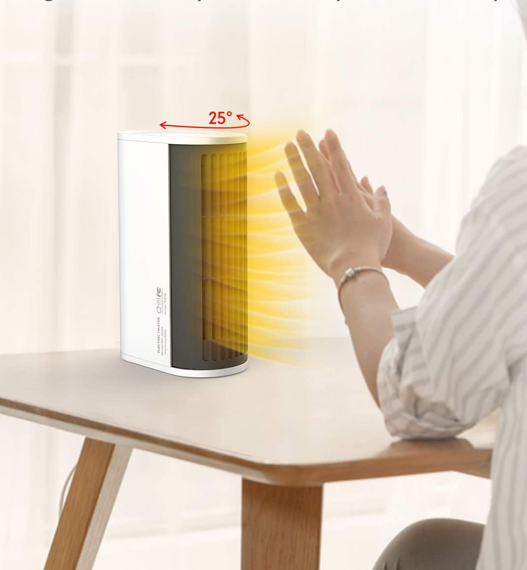 Mini Space Heater For Desk with Oscillation