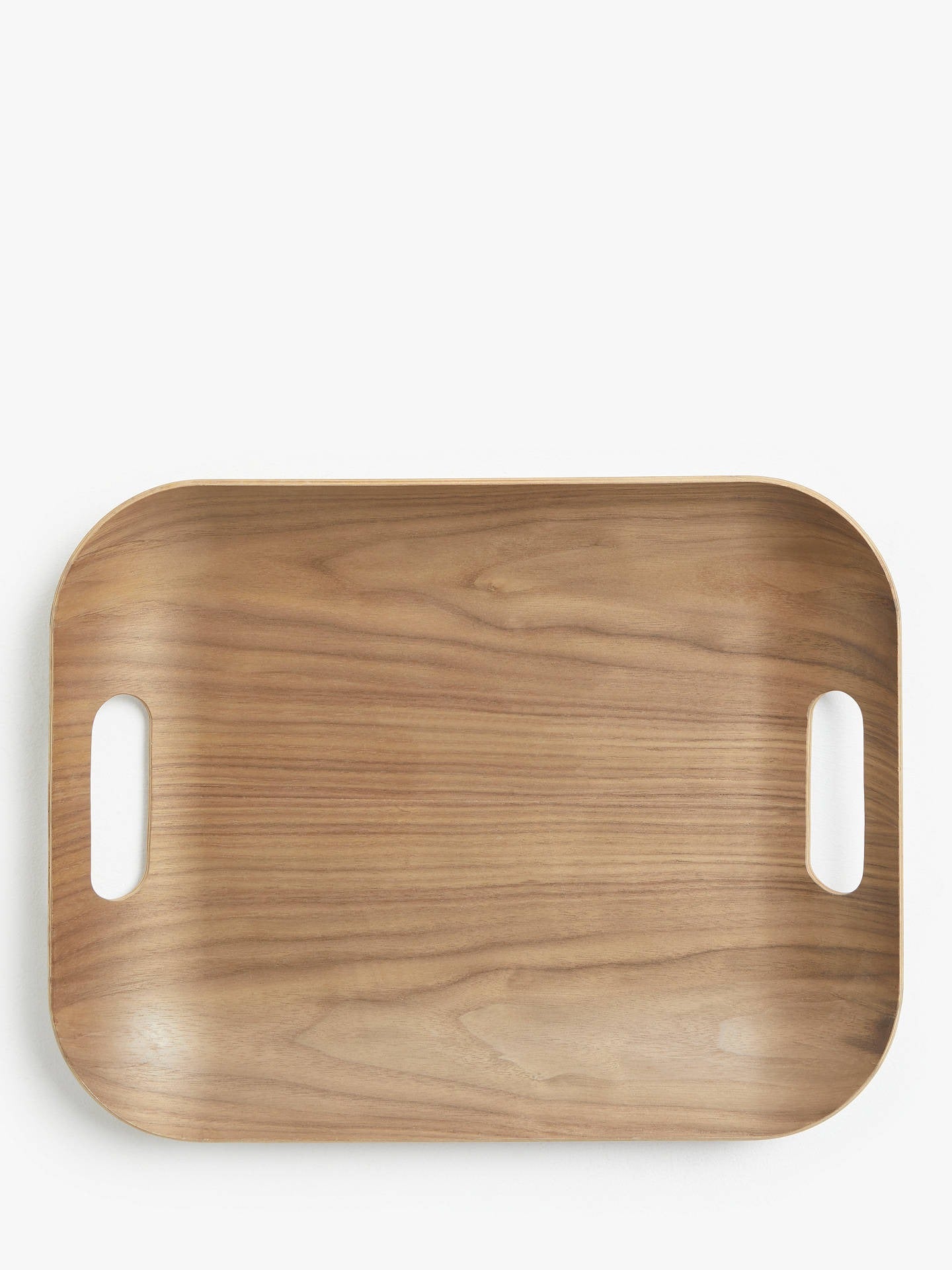 John Lewis & Partners + Walnut Veneer Tray, Natural