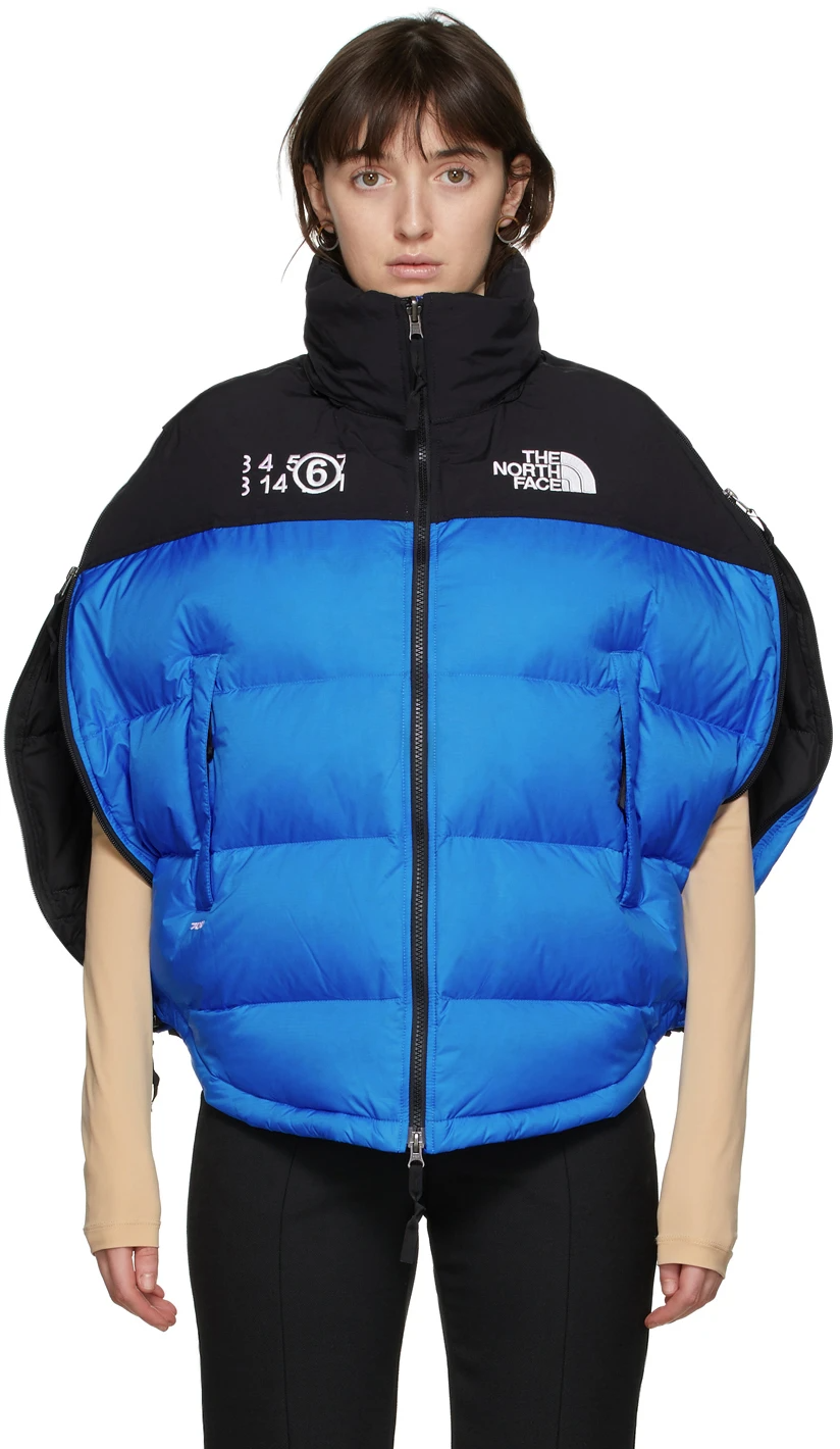 the north face blue coat