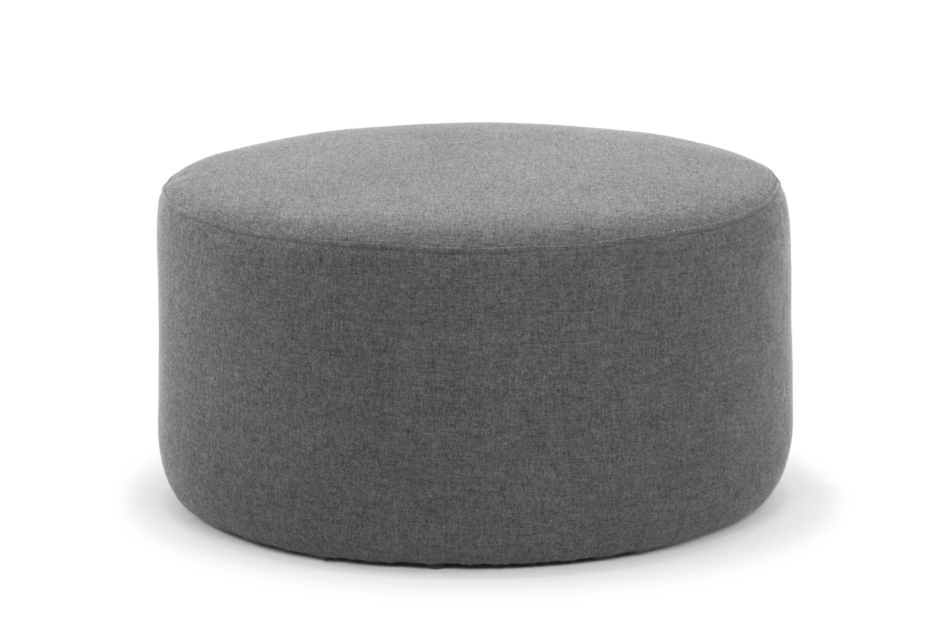 Joss & Main + Round Pouf Ottoman