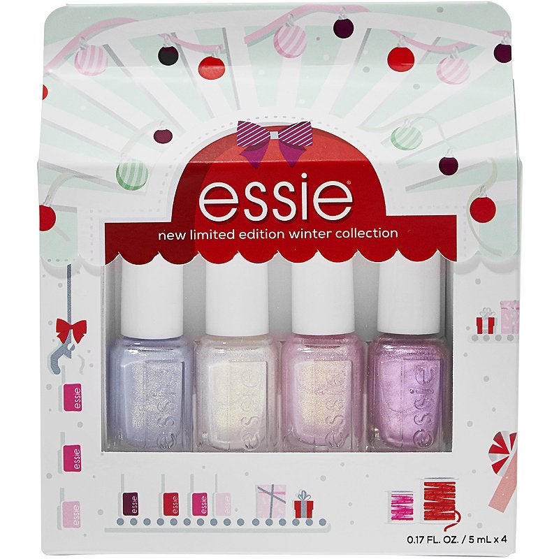 Essie + Essie Holiday Nail Color 4 Piece Mini Kit Winter Trend