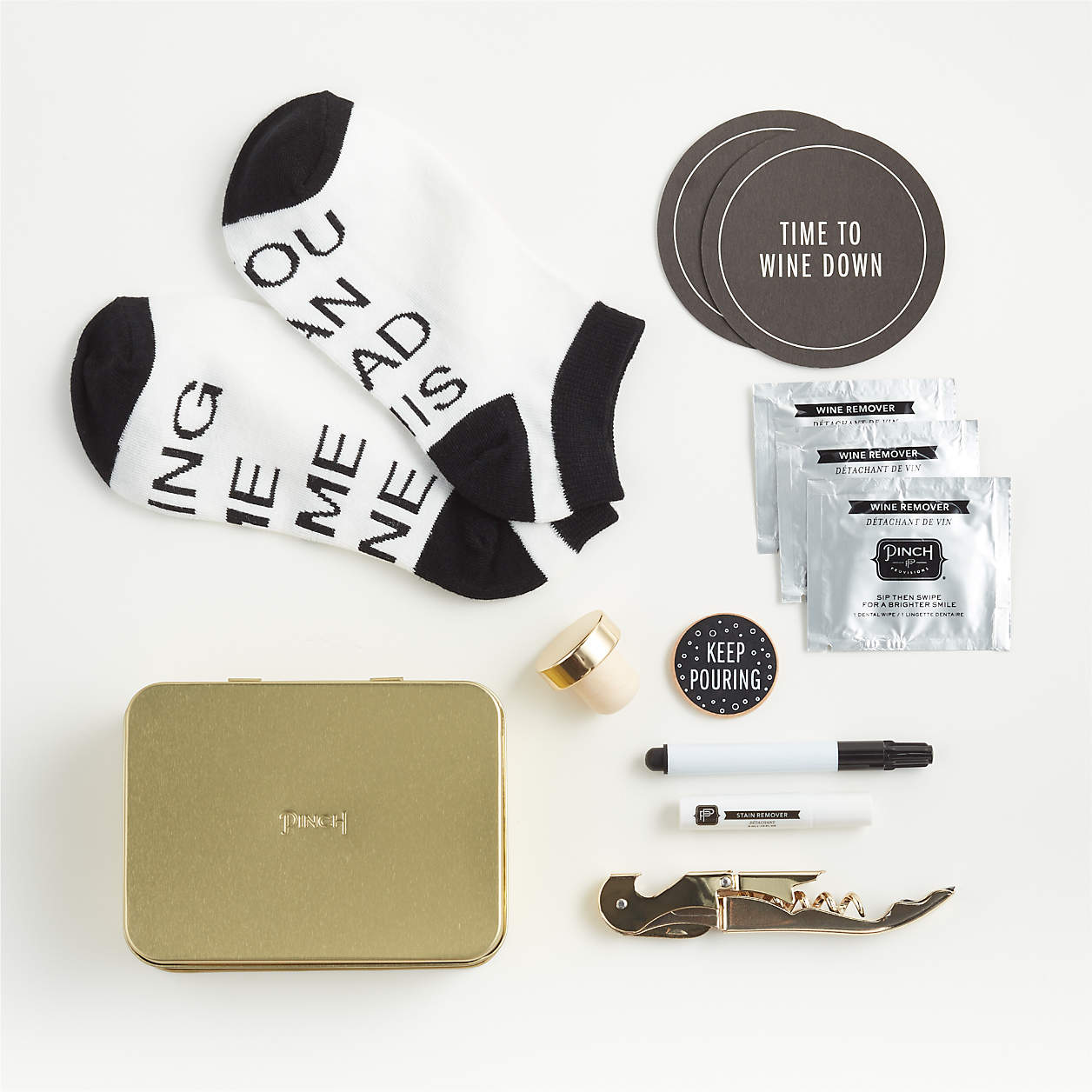 Crate and Barrel + Wine Night Kit