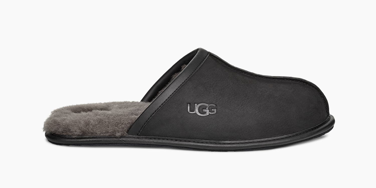 scuff leather slipper ugg