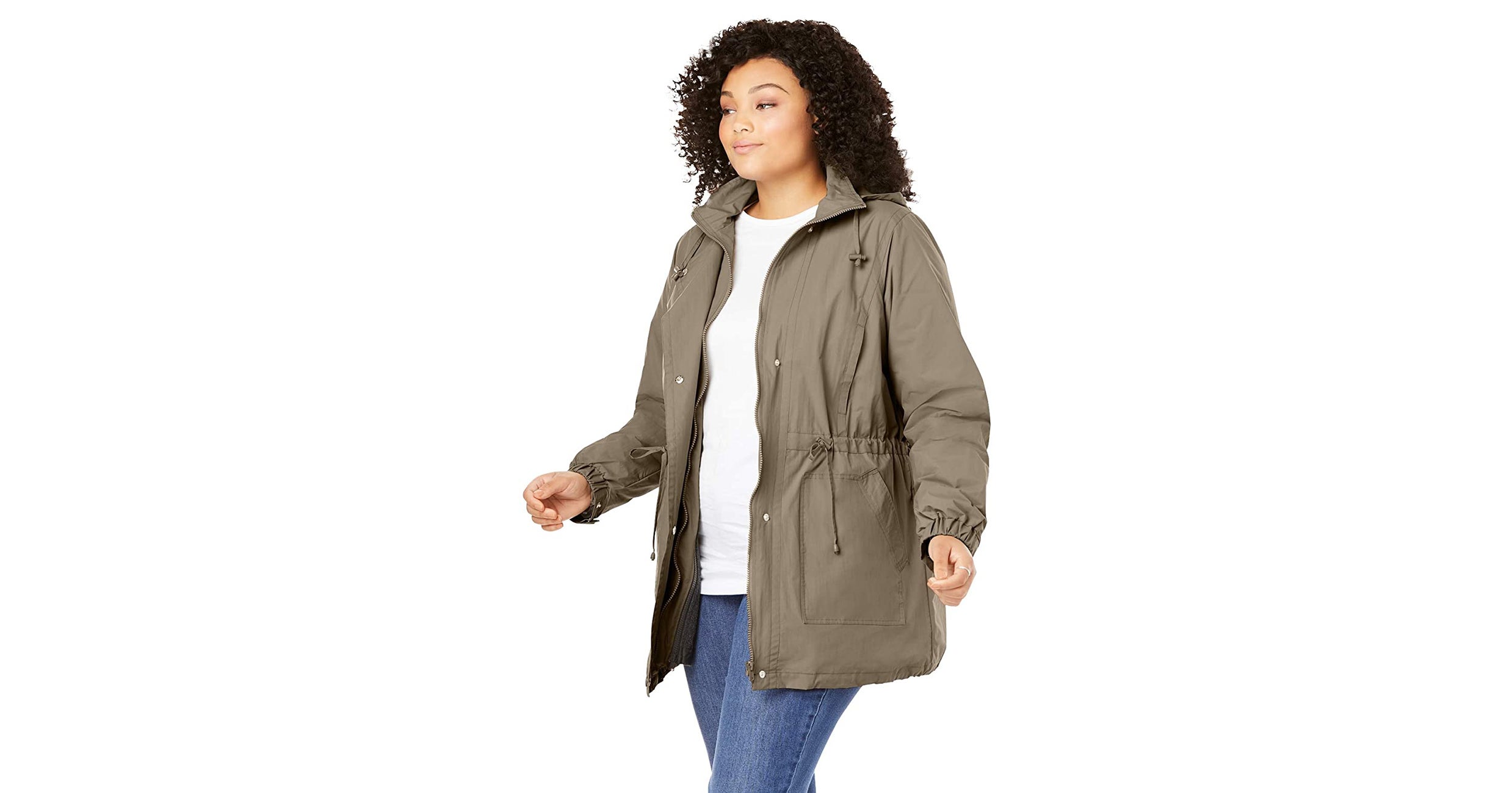 plus size coats on amazon