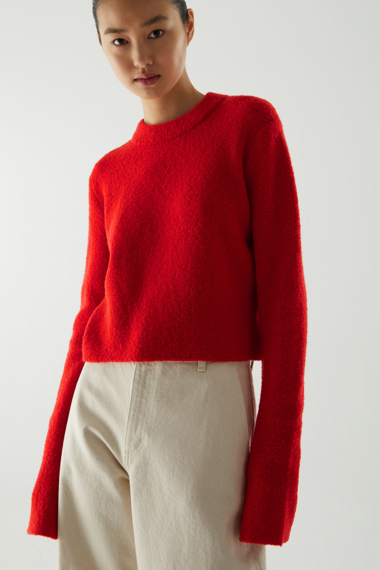 COS + Cropped Wool Mix Jumper