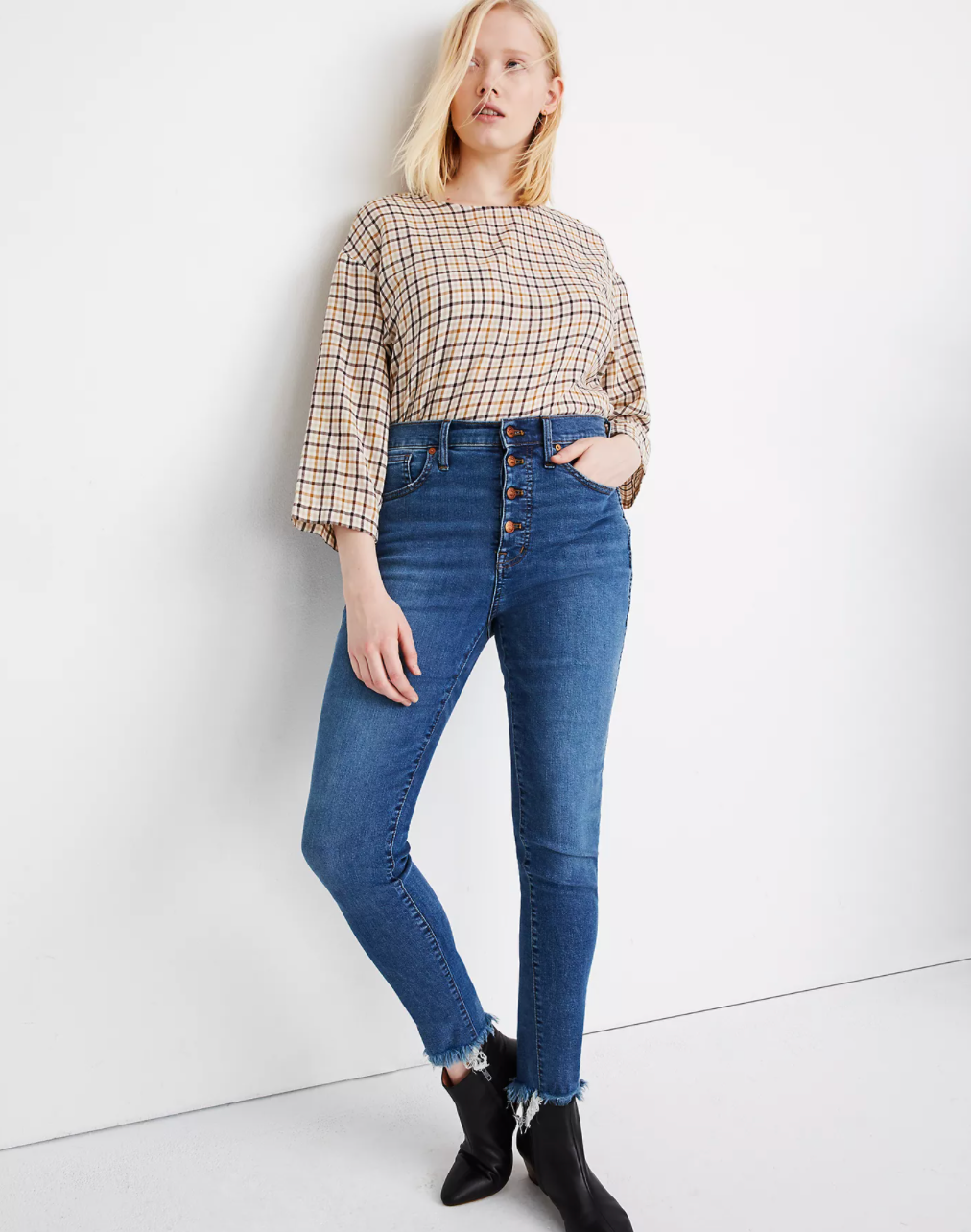 madewell 10 high rise skinny jeans