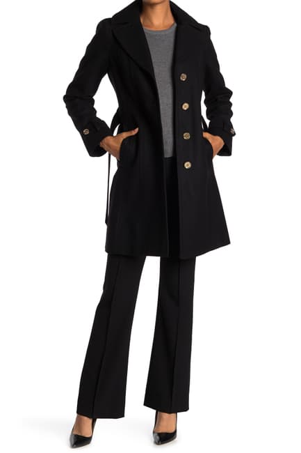 michael michael kors missy belted trench coat