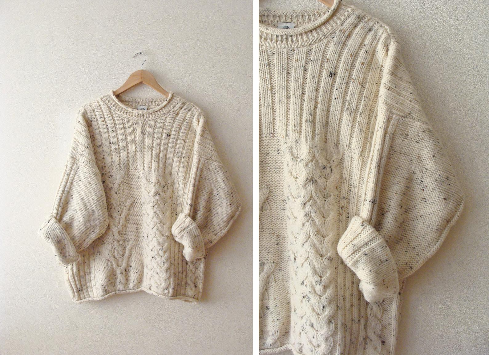 vintage fisherman sweater