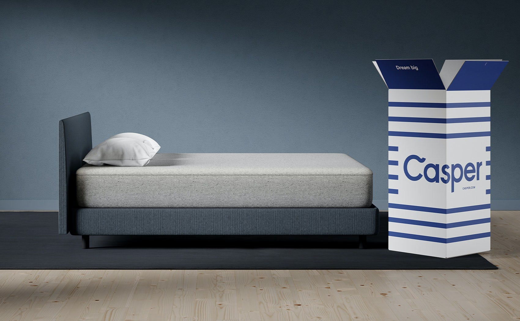 casper mattress comes in a box