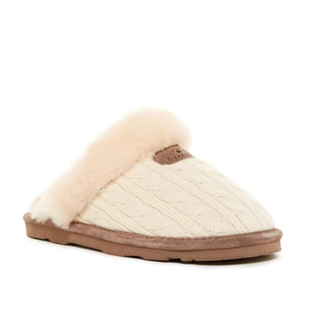 Bearpaw + Effie Genuine Sheepskin Fur Lined Slipper