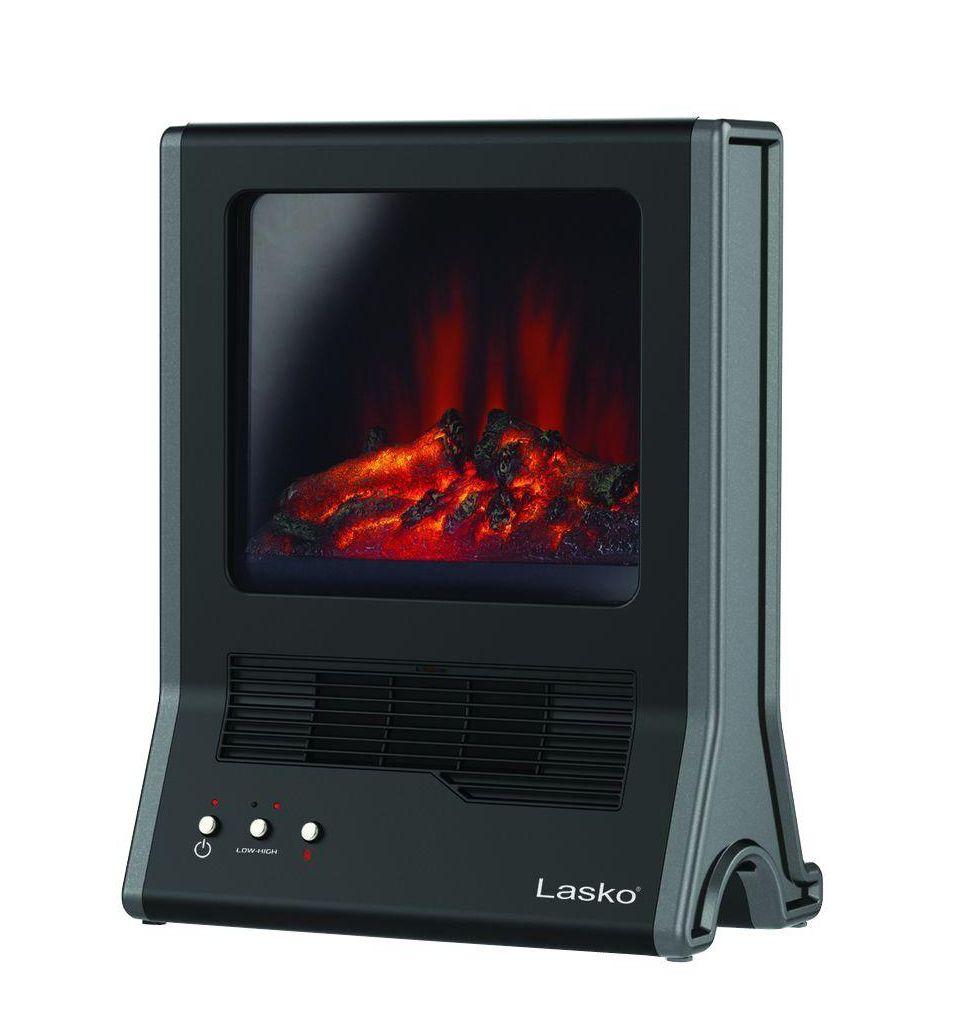 Lasko + Ultra 1500Watt Electric Ceramic Fireplace Portable Space Heater