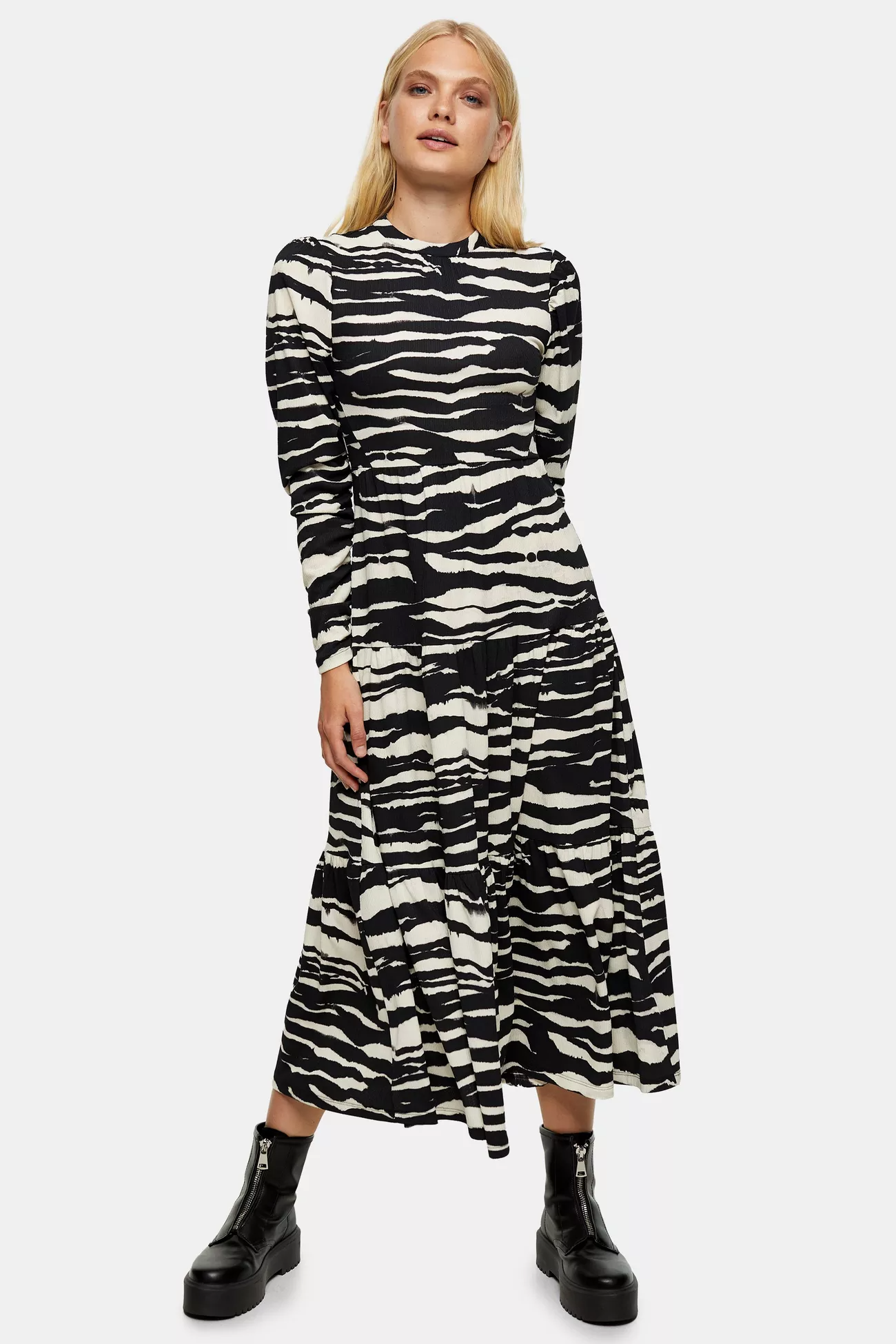 satin ovoid midi dress