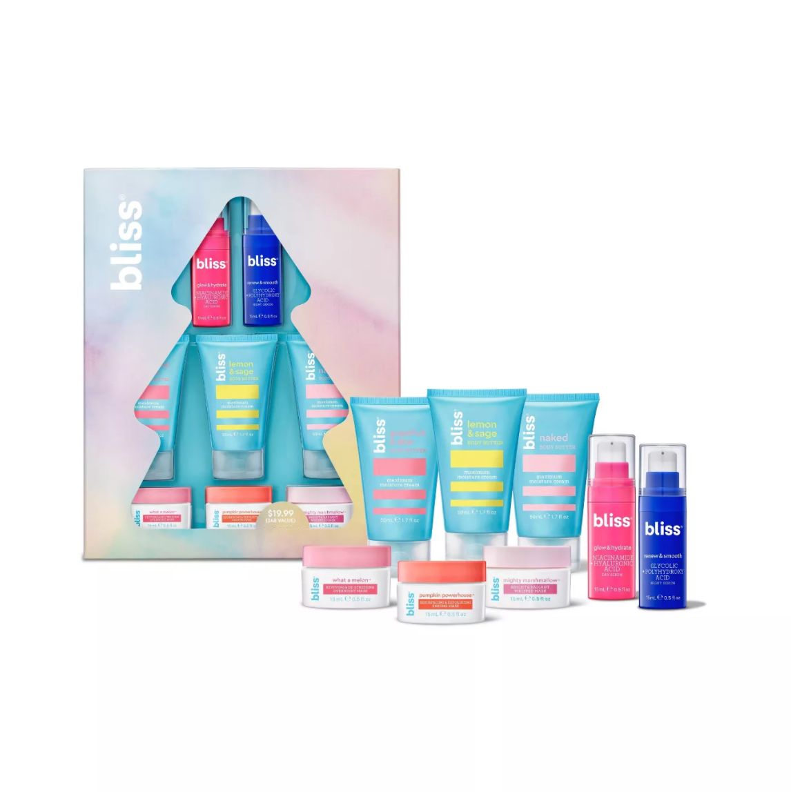 bliss skincare set