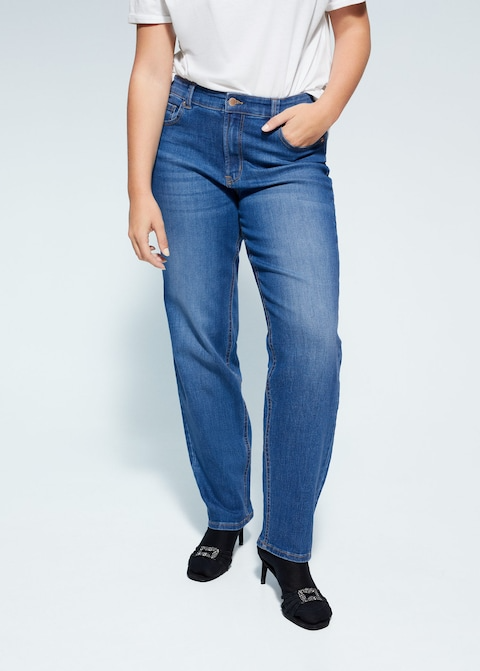 Anbefalede Plys dukke systematisk Violeta By Mango + Relaxed Ely Jeans