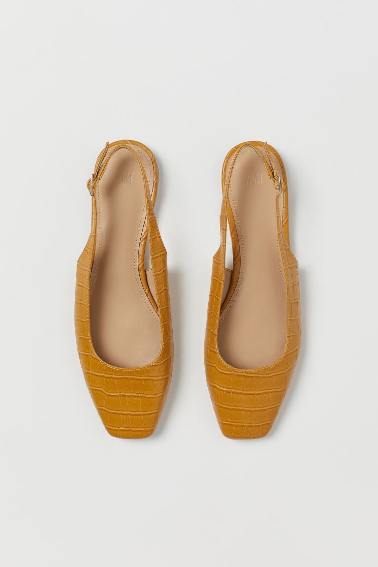 h&m slingback flats