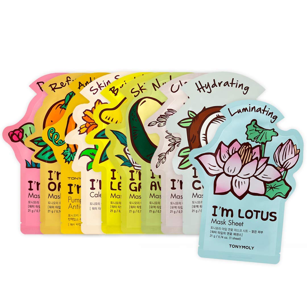 antenne se stum TonyMoly + I&#8217;m Real Radiance Sheet Mask Assortment