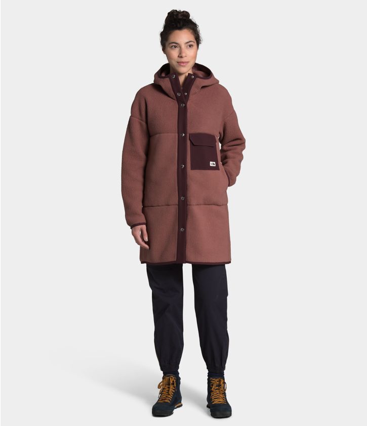 cragmont hooded fleece coat the north face