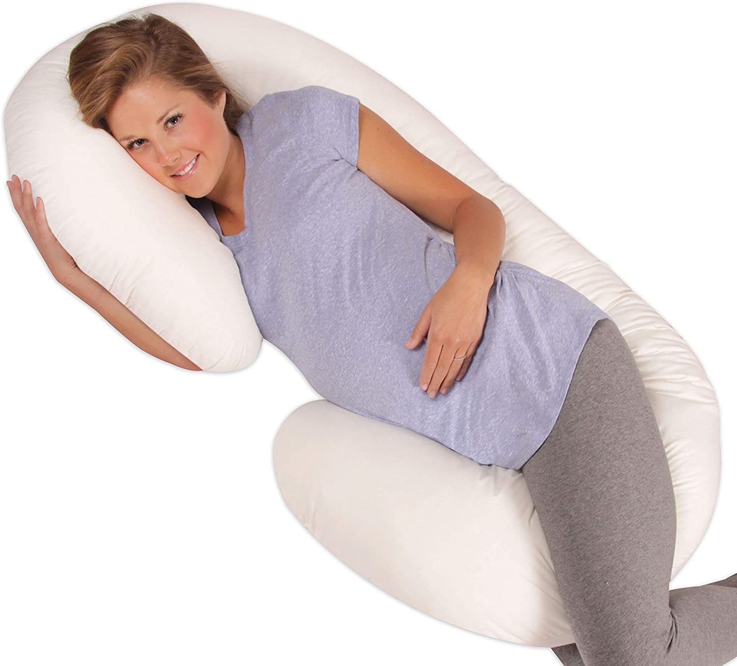 Leahco Leachco Snoogle Original Maternitypregnancy Total Body Pillow 