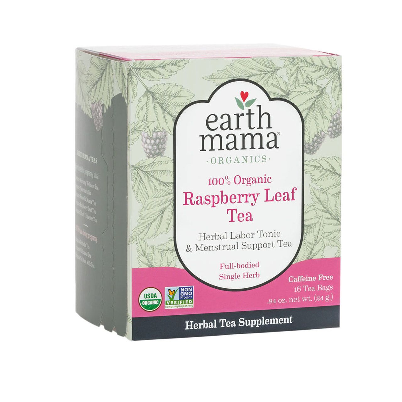 Earth Mama + Earth Mama Organic Raspberry Leaf Tea