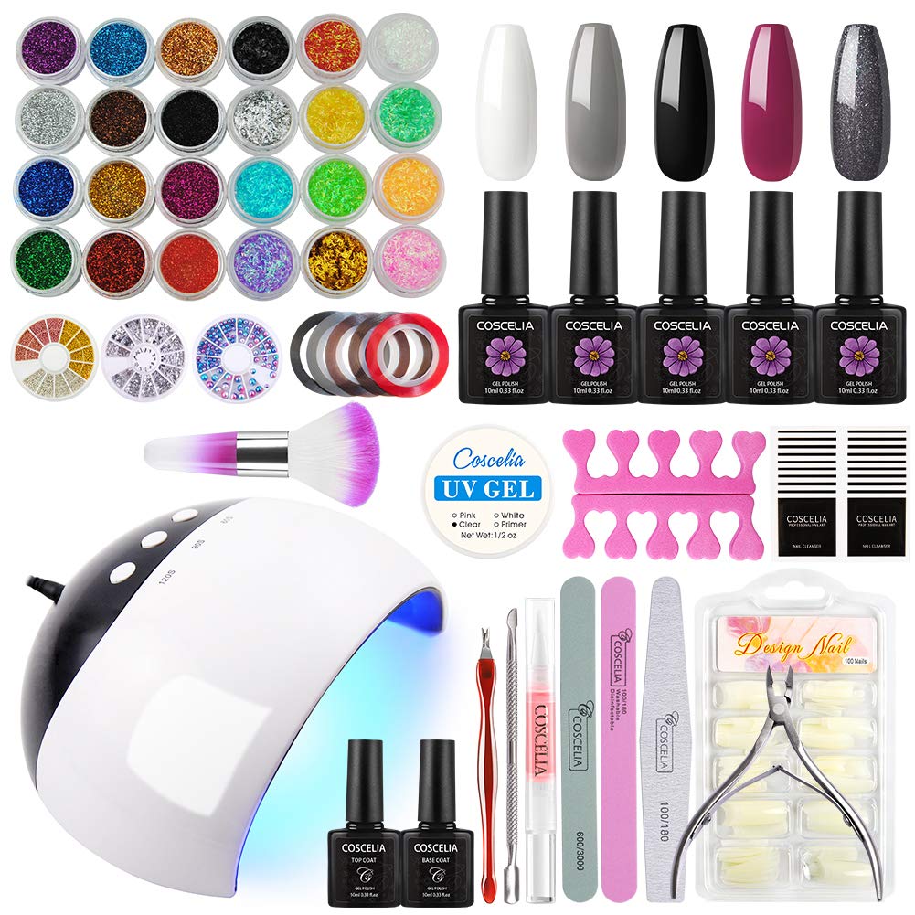COSCELIA + Gel Nail Polish Starter Kit