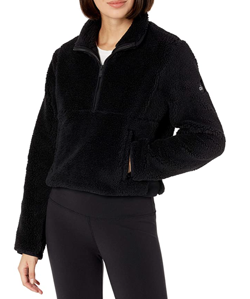 Alo Yoga + Shanti Half Zip Sherpa Jacket