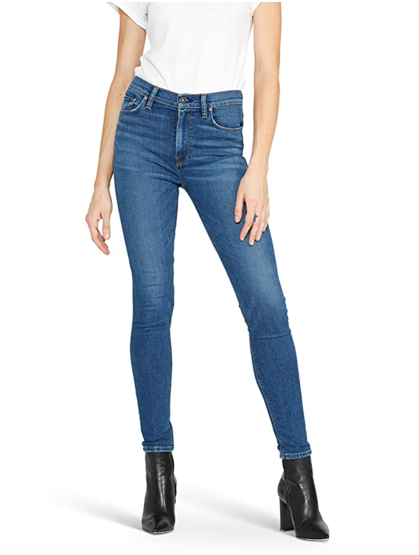 Hudson + Barbara High Rise Super Skinny Fit Ankle Jean