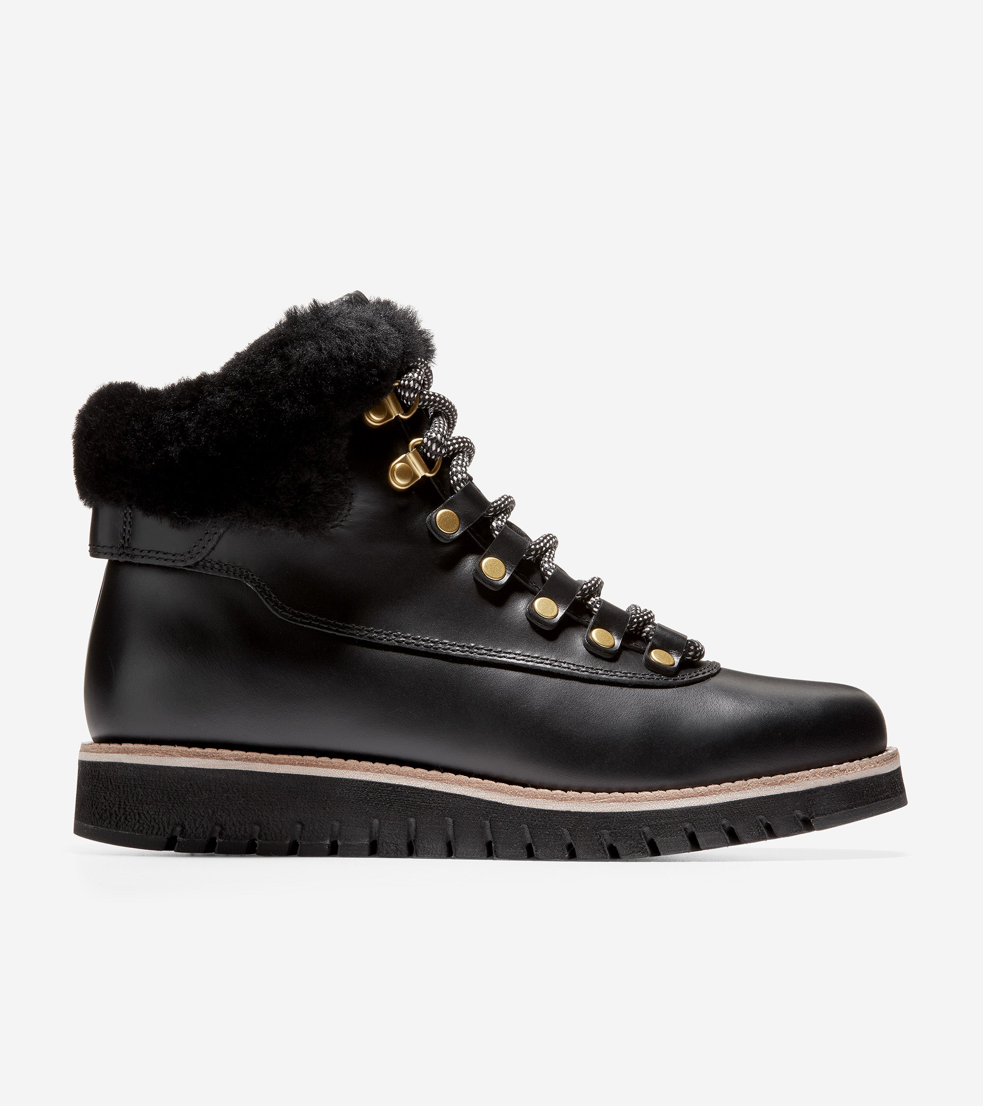 cole haan zerøgrand waterproof genuine shearling explore hiker boot