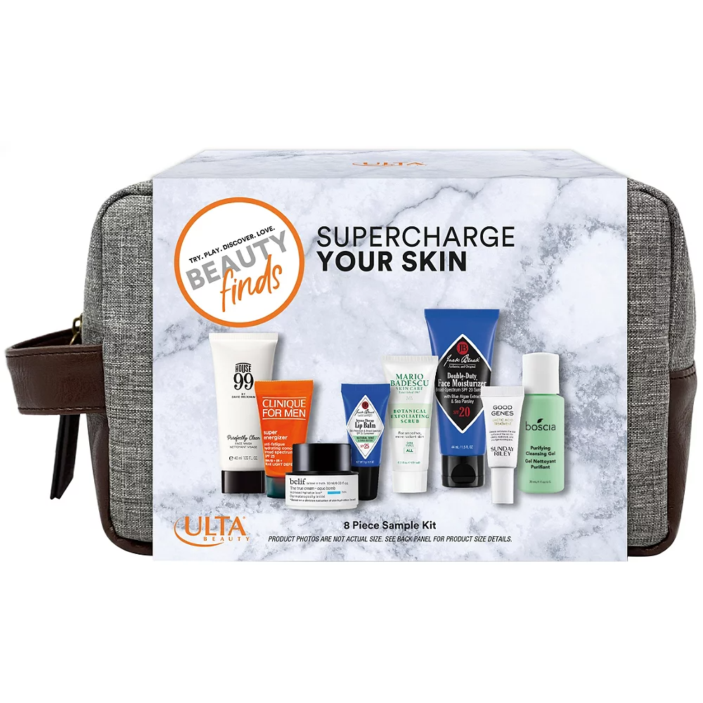 Beauty Finds by ULTA Beauty + Supercharge Your Skin Men’s Sampler Kit