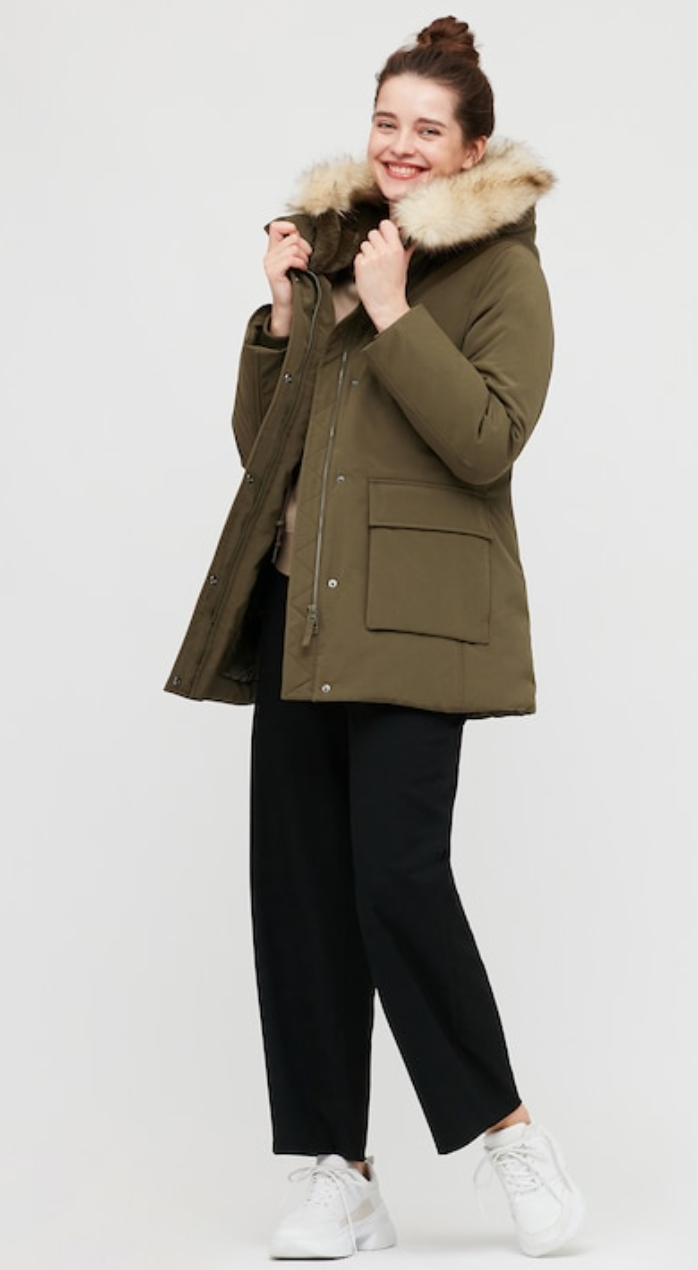 uniqlo short down coat