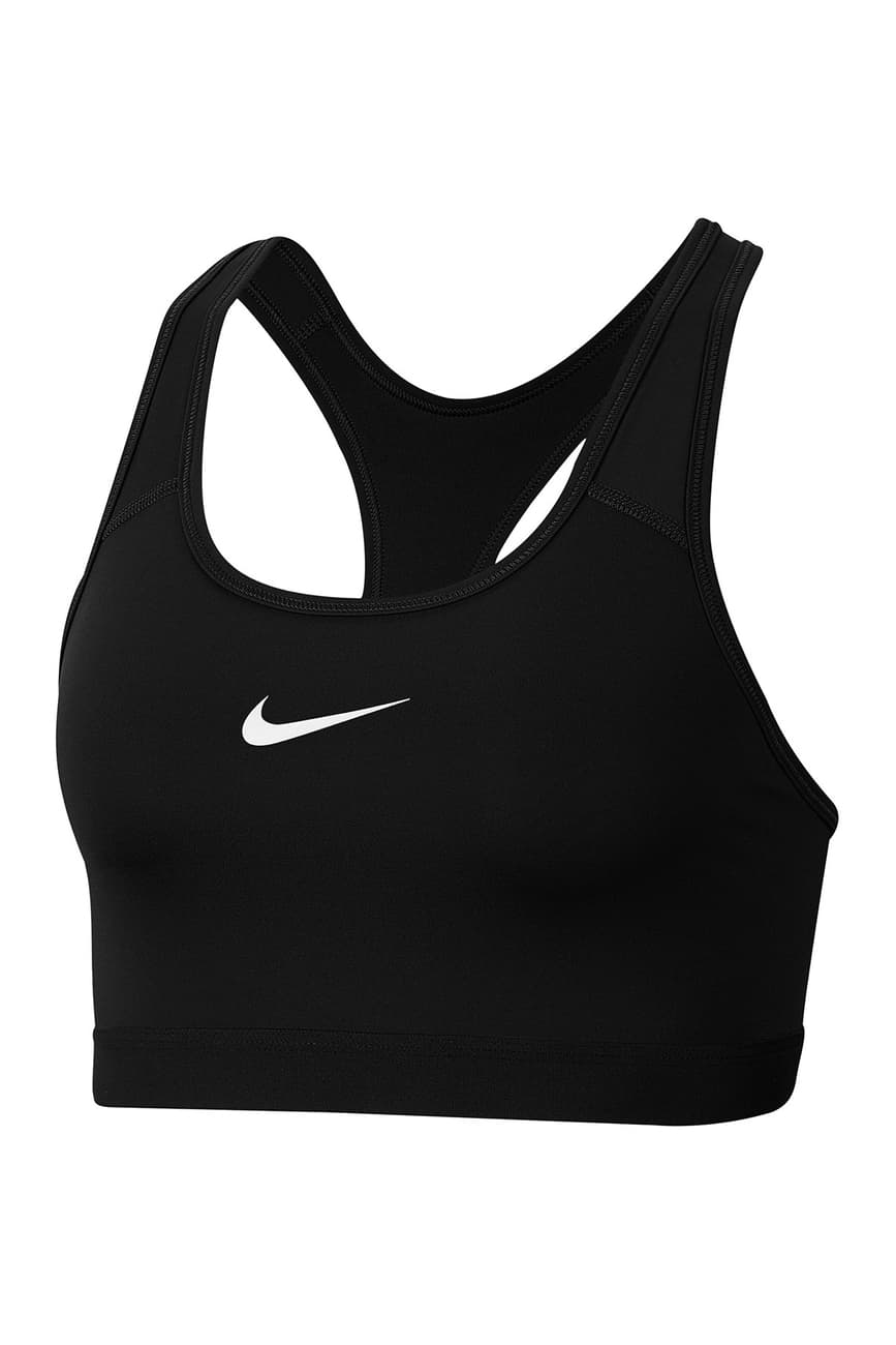 Nike + Swoosh Logo Racerback Sports Bra