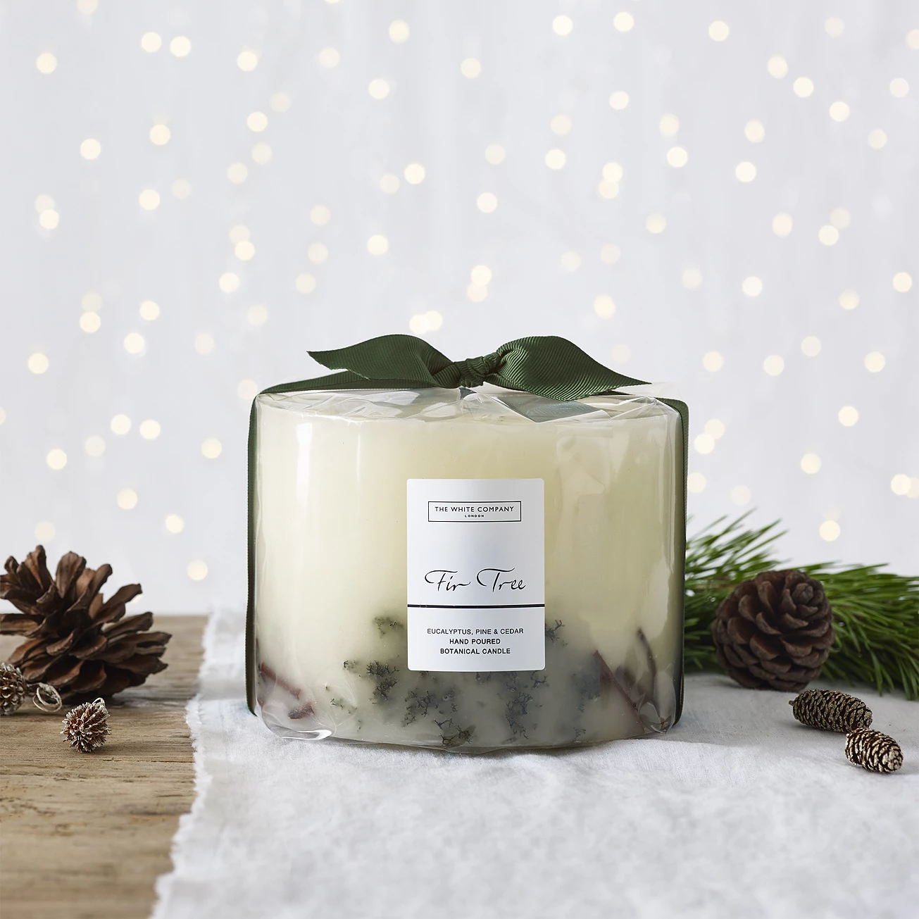 The White Company + Fir Tree Large Botanical Candle