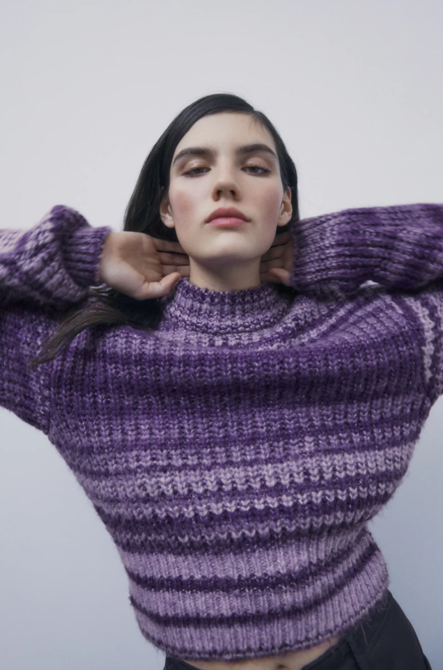 Zara + Ombré Knit Sweater