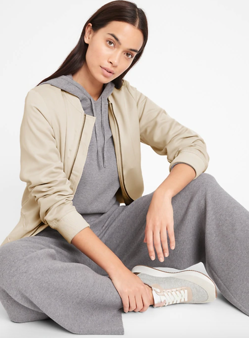 Banana republic sales melton bomber
