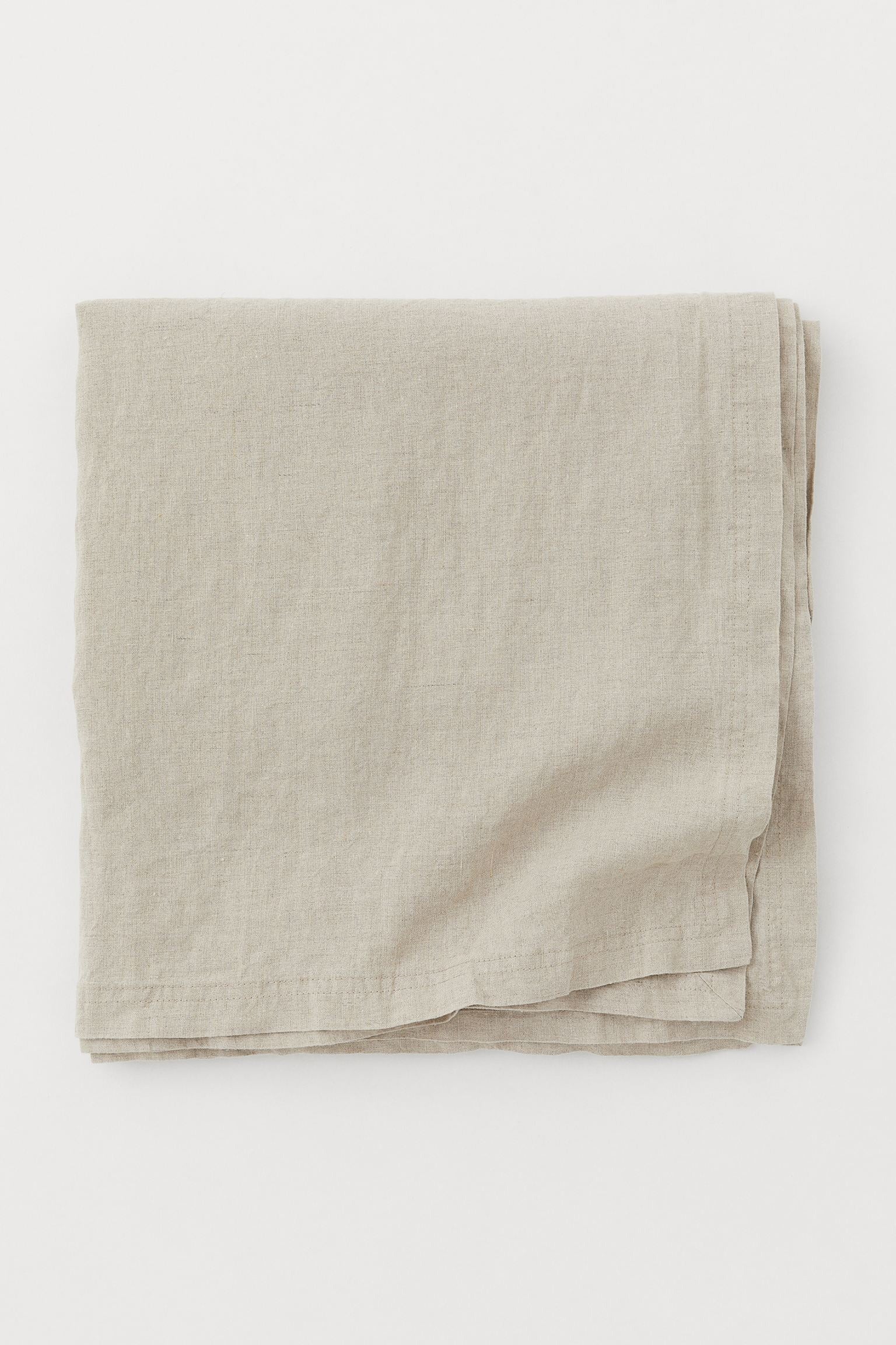 H&M Home + Washed linen tablecloth