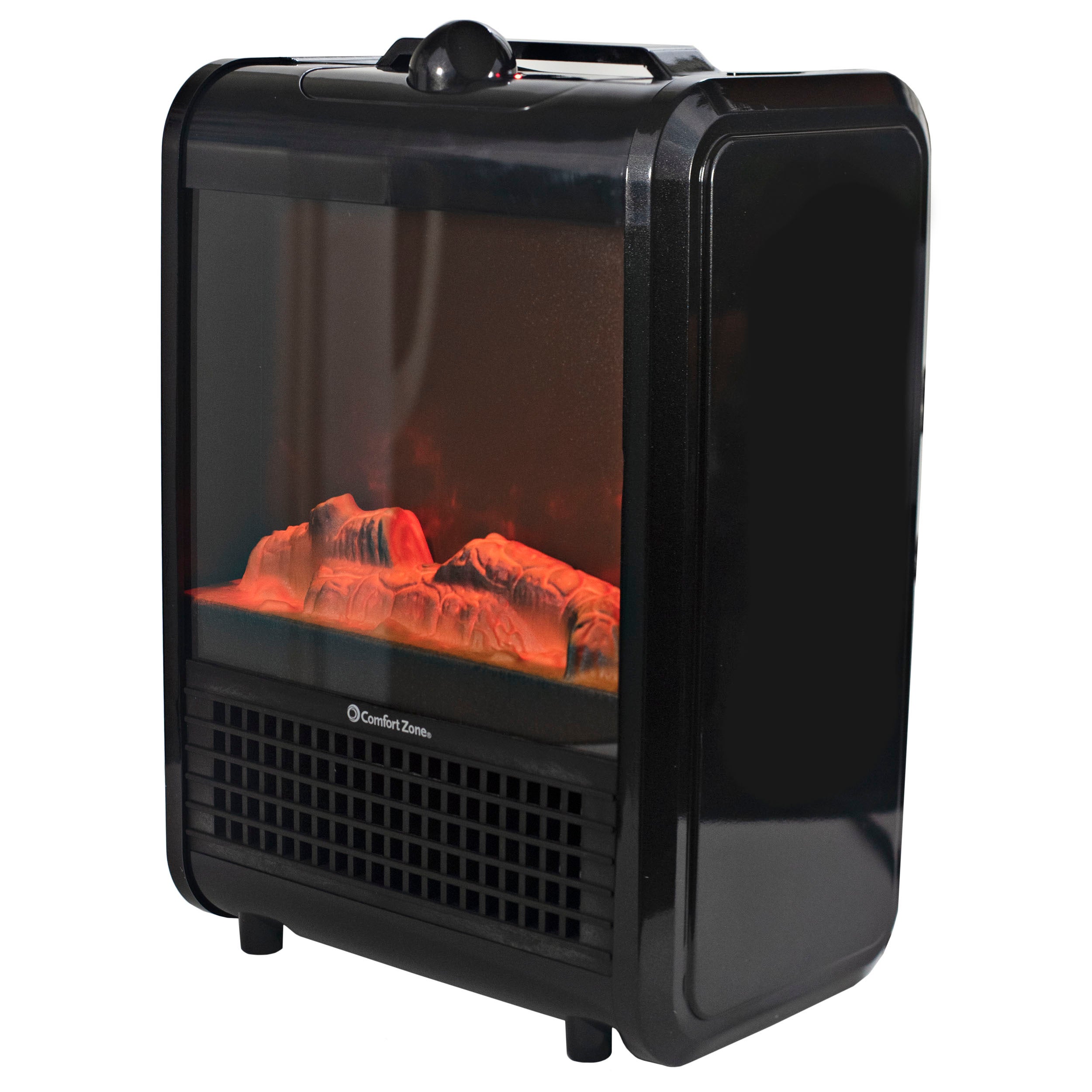 Comfort Zone + Comfort Zone Mini Portable Electric Fireplace Heater