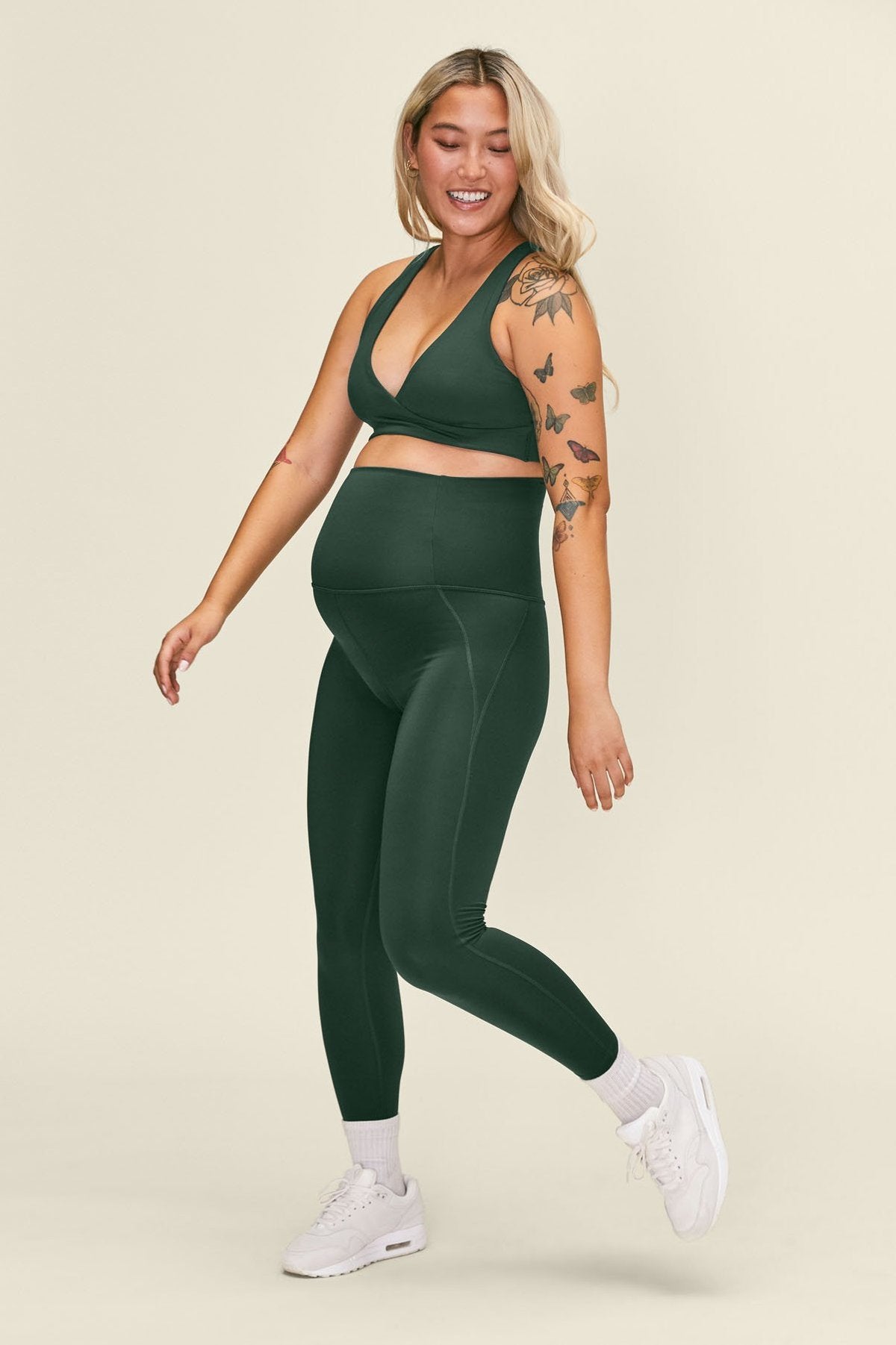 Girlfriend Collective Moss Maternity Leggings