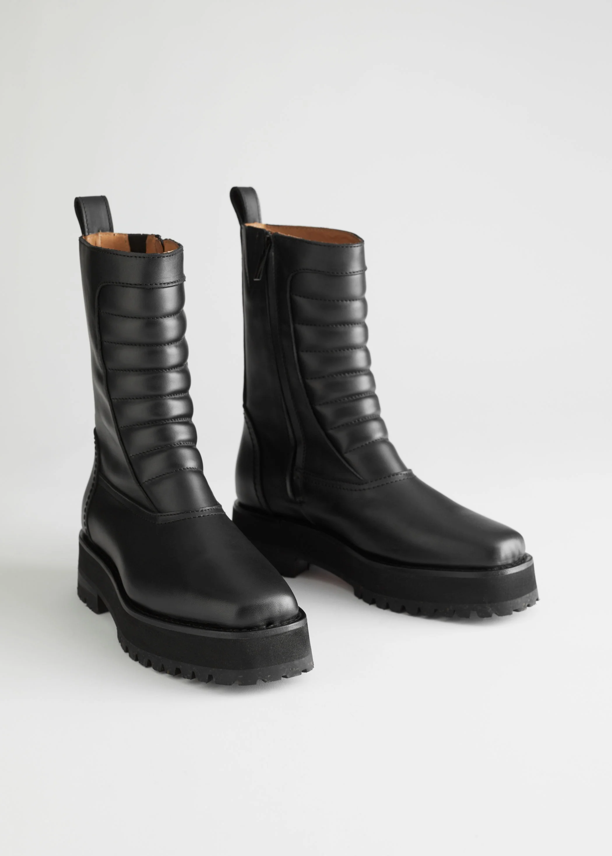 Biker boots 2025 square toe