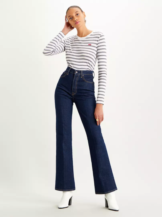 Levi’s + Ribcage Bootcut Jeans