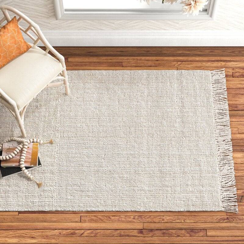 Joss & Main + Handmade Flatweave Jute/Sisal Ivory Area Rug